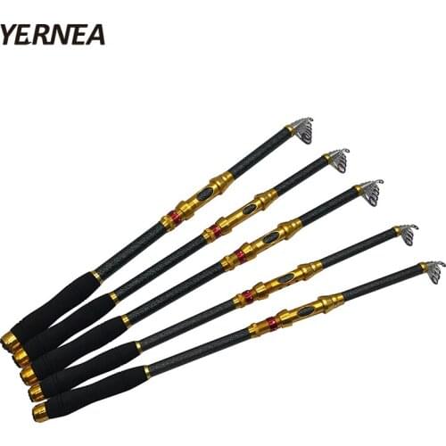 Spinning Carbon Fishing Rod 2.1M 2.4M 2.7M 3.0M 3.6M Telescopic Rock Fishing Rod Carp Feeder Rod Spinning Rod Lure Pole Pesca