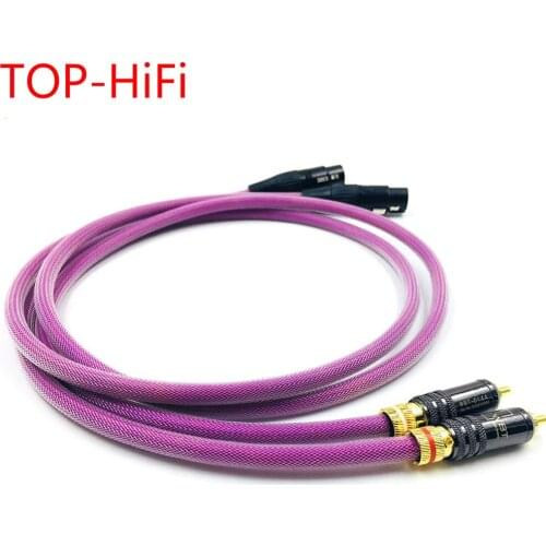 TOP-HiFi Pair Wbt-0144 2RCA Male to 2XLR Female Cable XLR Balanced Reference Interconnect Audio Cable with XLO HTP1 Cable