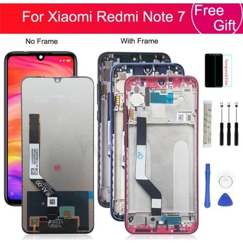 For Xiaomi Redmi Note 7 LCD Display Screen Touch Digitizer Assembly Redmi Note 7 Pro LCD With Frame Replacement Repair parts