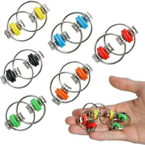 1PC 5 Colors Funny Creative Toys Fidget Toys Bike Chain Fidget Toy for Autism ADHD Stress Hands Funny Toys for Children GXE