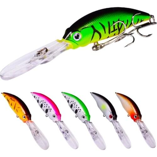 1PCS 8g/10cm Minnow Fishing Lure Floating Wobbler Plastic Hard Bait Crankbait 3D Eyes Trolling Carp Pike Bass Pesca Tackle