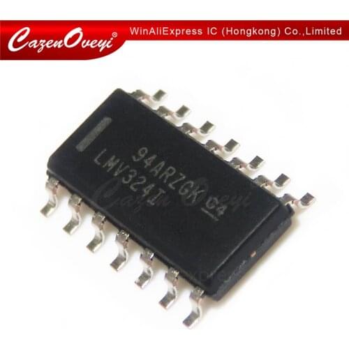 10pcs/lot LMV324IDR LMV324M LMV324I LMV324 SOP-14 In Stock