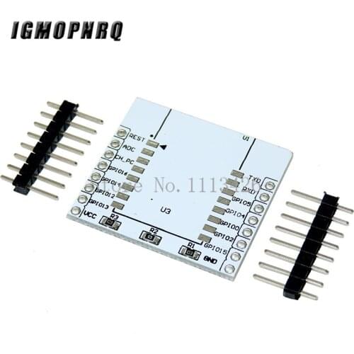 10PC ESP8266 serial WIFI Module Adapter Plate Applies to ESP-07, ESP-12F, ESP-12E
