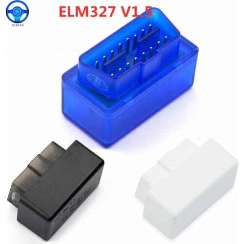 2021 MINI V1.5 ELM327 Bluetooth ELM 327 1.5 OBD2 / OBDII for Android Torque Car Code Scanner Diagnostic Tool