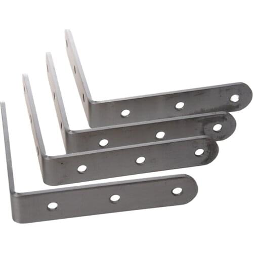 4 x Stainless Steel Shelf Support Corner Brace Angle Bracket 100x100mm
