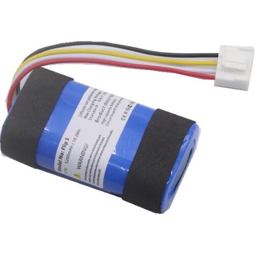 5pcs /lot New Replacement 5200mah Battery For JBL Flip 5 Flip5 Version Speaker batteries