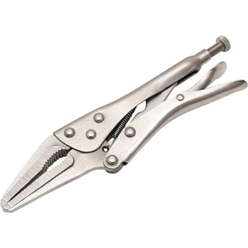 9 inch Locking Pliers Long Nose Straight Jaw Hand Tool Fast Fixing Clamp Lock Vise Grip