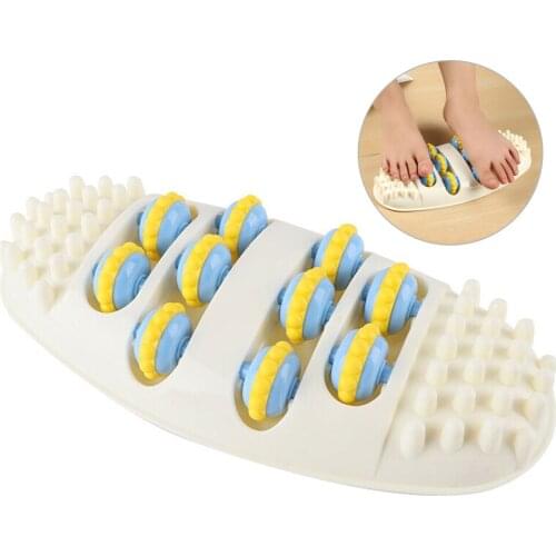 Foot Massager Roller Foot Spa Relax Heath Therapy Acupressure Foot Massage Pain Stress Relief Shiatsu Feet Care Tools