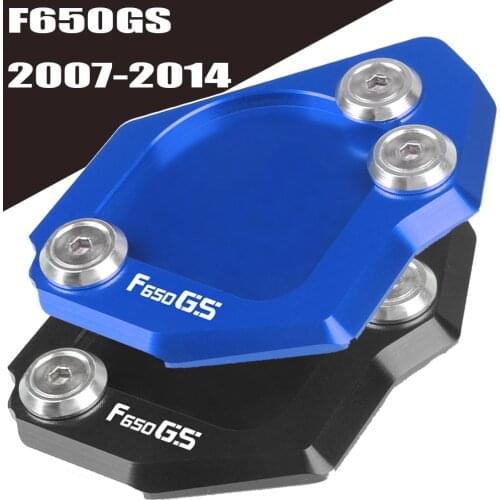 CNC Side Stand Cover Kickstand Support Pad Support Shell For BMW F650GS F650 GS F 650 GS 2007 2008 2009 2010 2011 2012 2013 2014