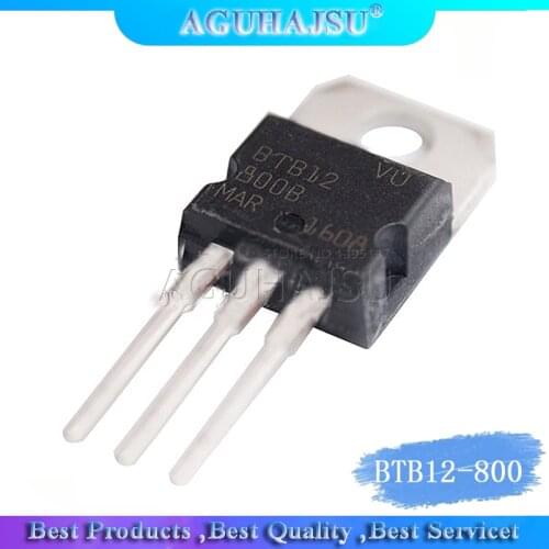 BTB12-800=BTB12-600 BTB12-800B BTB12-800 BTB12 12A/800V TO-220 Triac Bidirectional Thyristors