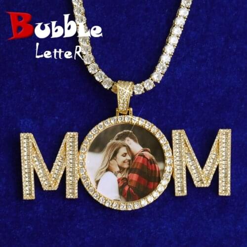 Custom Name Photo Medallion Pendant Women’s Hop Hop Jewelry