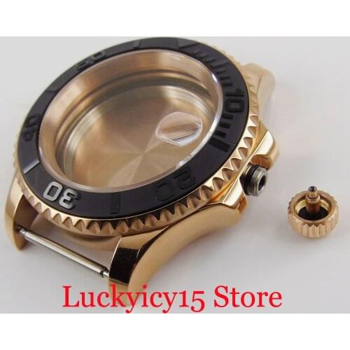 Top Quality Polished 41mm Watch Case Fit ETA 2836 MINGZHU 2813 Movement