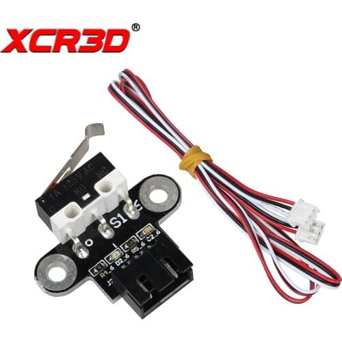 XCR3D 3D Printer Parts Mechanical Limit Switch Module Horizontal Type Endstop With 1M Cable For DIY Motherboard Reprap Ramps1.4