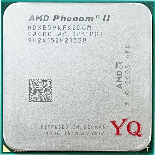 AMD Phenom II X2 B59 3.4 GHz dual-core CPU Processor HDXB59WFK2DGM Socket AM3