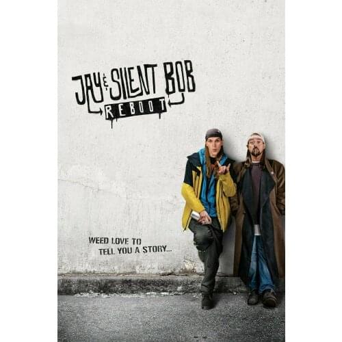Jay and Silent Bob Reboot Movie Art print Silk poster Home Wall Decor