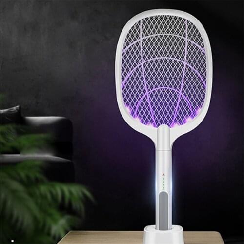 3000V Electric Mosquito Killer With UV Lamp USB 1200mAh Rechargeable Bug Zapper Summer Fly Swatter Trap Home Bug Insec