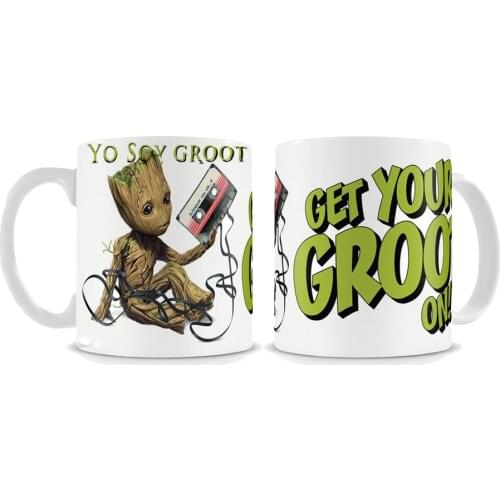I Am Groot Get Your Groot on Mug Baby Groot Mug 11oz Ceramic Office Coffee Mug Gift Milk Cup