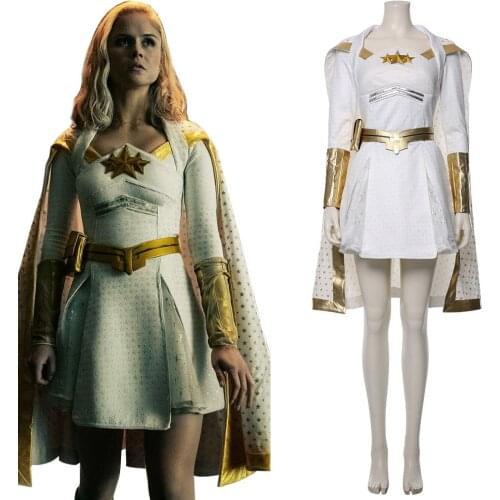 Fast Delivery The Boys Starlight Cosplay Annie January Costume Cape Cloak Suit Dress For Women Halloween Costumes Christmas gift