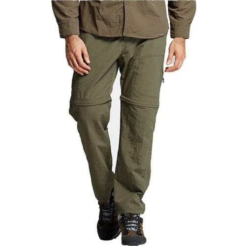 Summer Outdoor Quick-drying Pants Mens Womens Detachable Two-piece Pants Outdoor Breathable Quick dry Fishing Hiking Pants