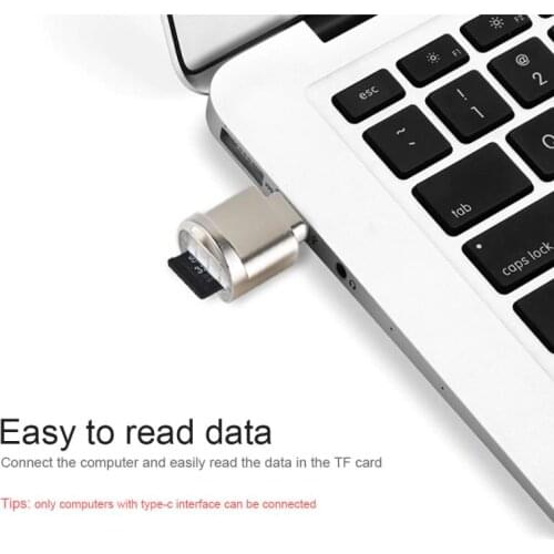 Mini Card Reader Portable Metal Case Type C Micro SD TF Memory Card Reader OTG Adapter USB 3.1 Card Reader For Phone Dropship
