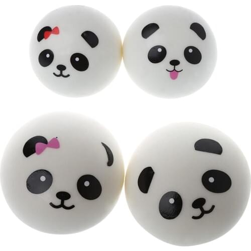 Squishy Panda Bun Stress Reliever Ball Slow Rising Decompression Toys Kids Toy