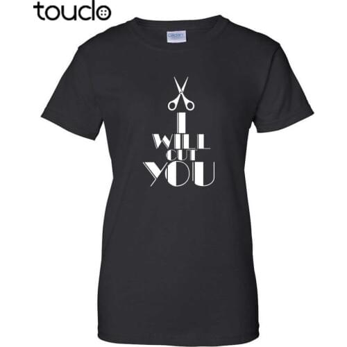 New Fashion Casual Cotton Print Womans T-Shirt Black T Shirt Hair Stylist Salon Apparel Beauty Women korean Tee Shirts