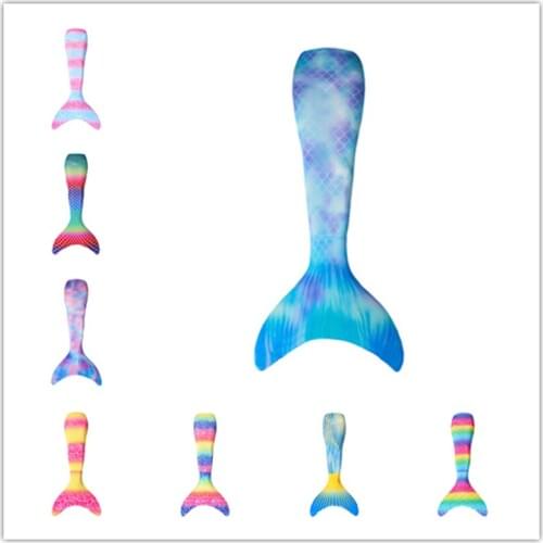 New Kids Girls Mermaid Tails For Swimming women Cosplay Costume Mermaid With Monofin Girls Costume Beach Party Swimsuit Swimwear