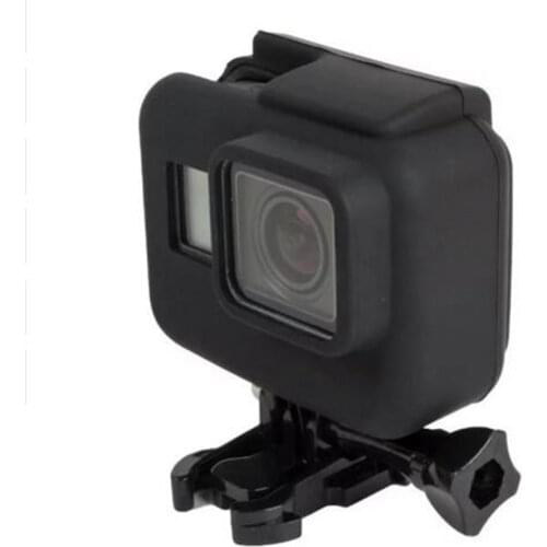New FOR Go Pro Soft Silicone Case Protection Cover for GoPro Hero 5 6 7 Black Sport Action Camera Accessories Standard Frame
