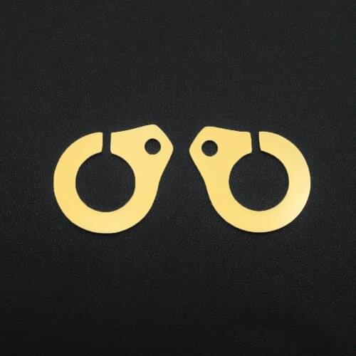 5pcs/lot 100% Stainless Steel Love Manacle DIY Charm Pendant Wholesale Top Quality Bracelet Making Factory Prices