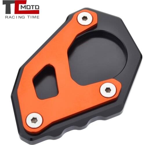 For KTM 1050 1090 1190 Adventure Adv 2016-2018 CNC Motorcycle Side Stand Enlarger Kickstand Enlarge Plate Pad Accessories