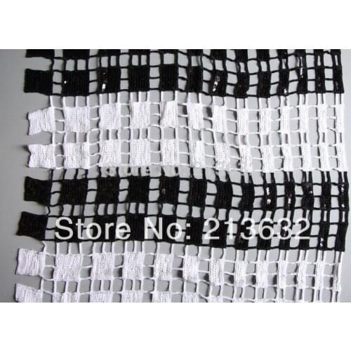 POs100- 158 and sequins embroidery lace embroidery textile water-soluble high-end womens fabric 5cm beads embroid soluble