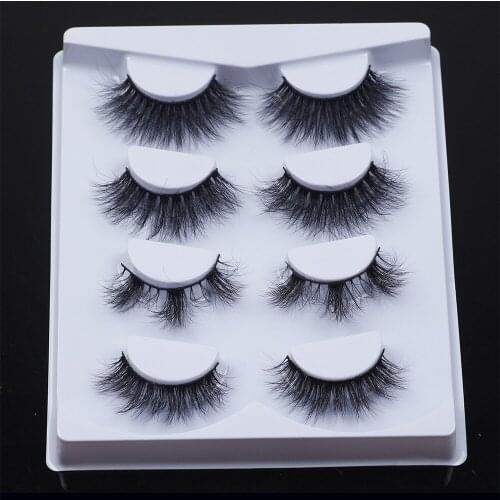 40Pairs Fluffy Lashes 3d Mink Lashes Dramatic Soft Volume Natural Eyelashes 10mm-20mm Eyelash Extension Wholesale Mink Eyelashes
