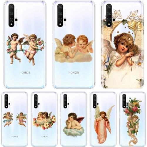 Silicone Phone Case For Huawei Honor V20 8S 8A Pro Boy Girl Angel Baby Aesthetic Back Cover For Huawei Honor 20 Lite Pro 10i 20i