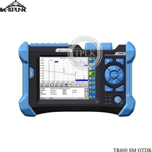 TR600 OTDR 32db/30db 1310/1550nm verion Built in VFL OTDR with FC,SC,LC UPC Connectors High Performance Discount OTDR
