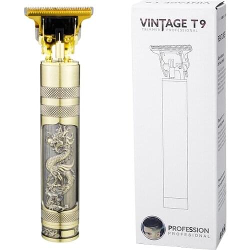 USB Rechargeable Ceramic Trimmer 0mm Baldheaded Barber Hair Clipper Hair Cutting Machine Beard Trimmer Men Haircut Styling Tool