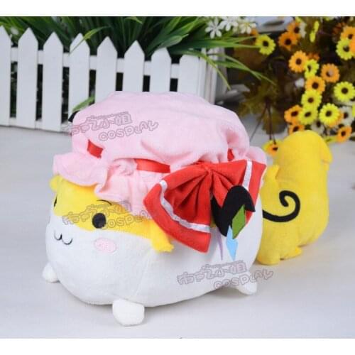 Japan Anime Flandre Scarlet Cosplay Props TouHou Project flan Plush Doll Stuffed Toy Collectible New Year Gifts for Friends 1pc