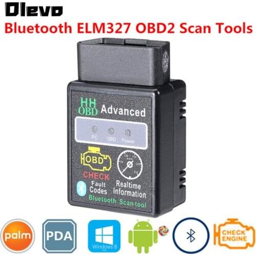 1.5 OBD 2 Advanced Smart Mini ELM327 HH Car OBD2 CAN BUS Scanner Tool Bluetooth OBDII Intelligent Diagnostic Supports Chip Super