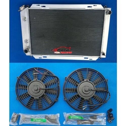 3 Row All Aluminum Radiator + FAN For Ford Mustang 1979-1993 1980 81 82 83 84 85 86 87 88 89 90 91 92 93