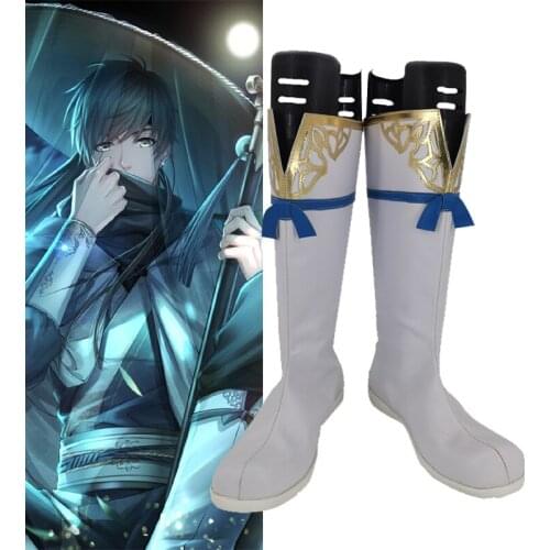 Anime Love and Producer Gavin Ancient Style Cosplay Shoes Boots Halloween Party Props Custom Made