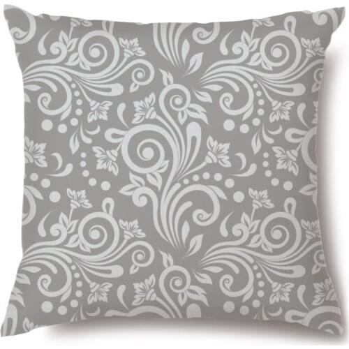 Artinlive New Gray Hemp Pillowcase Plain Car Sofa Cushion Cover Cotton Linen Office Simple Pillowcases Fashion Decorate