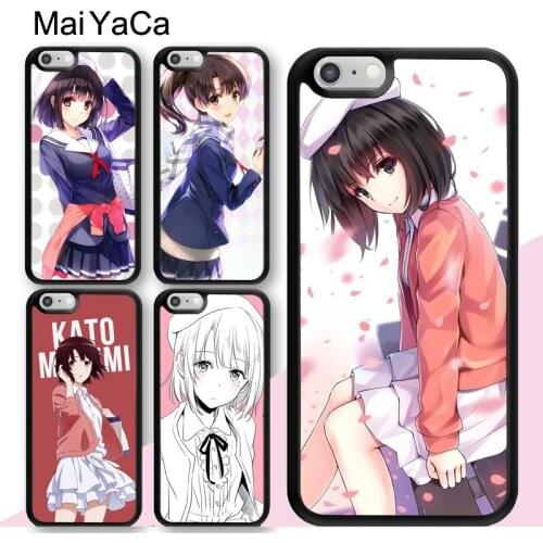 MaiYaCa Kato Megumi Saekano Anime Skin Case For iPhone XS Max XR X 12 mini 11 Pro Max SE 2020 6S 7 8 Plus 5S Cover Coque