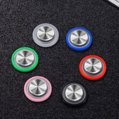 Mini Round Game Joystick Mobile Phone Rocker Tablet For Android Iphone Metal Button Controller Chicken Dinner With Suction Cup