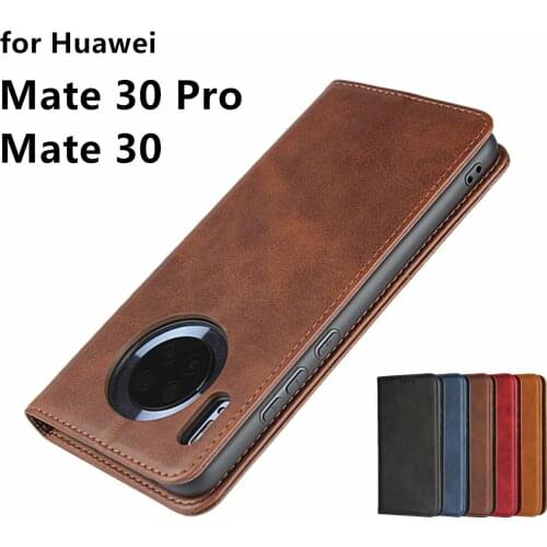 Leather case For Huawei Mate 30 Mate30 Pro 5G Flip case card holder Holster Magnetic attraction Cover Case Wallet Case