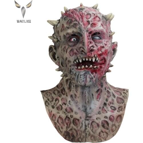 WAYLIKE Cosplay mask latex full head horror helmet Party Costume Dress