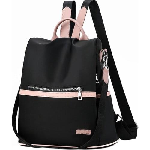 New Fashion Multifunctional Solid Color Backpack