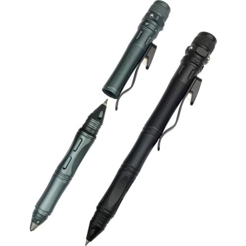 A359 Outdoor multifunctional tactical pen Rechargeable LED lighting Tungsten steel Survival and self-defense pen edc
