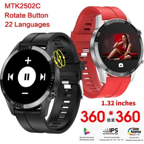 Bluetooth Call Smart Watch Rotate Button Custom Dial 360*360 Pixels Screen IP68 Waterproof M4pro Smartwatch For Huawei Phone GT2