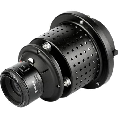 SOONPHO Focalize Conical,Condenser Conical Optical Focalize Special Effects Shaped Beam Light with Lens Color Gel