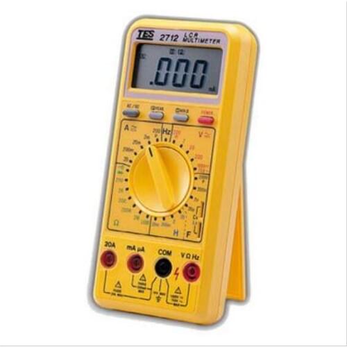 TES Inductance Capacitance Ohm Measurement Tester LCD Digital Multimeter TES-2712