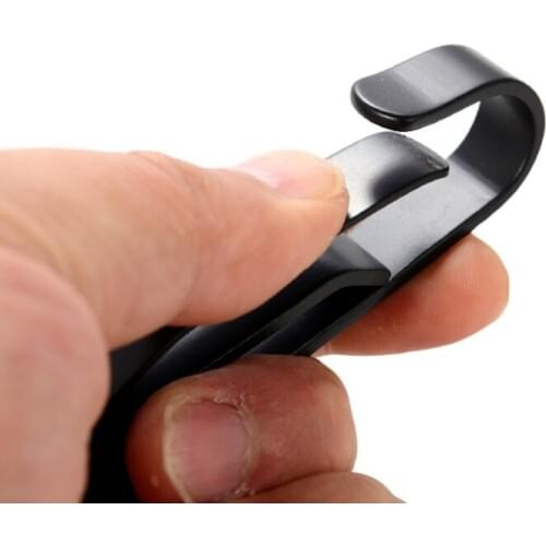 Outdoor Anti-lost EDC Tool Stainless Steel Detachable Keychain Waist Belt Clip Buckle Hanging Extreme Duty Key Ring Holder Tools